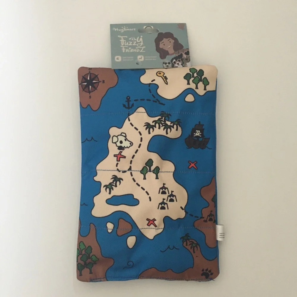 Dog Toy Treasure Map with 4 Squeakers NEW | Fuzzy Friendz